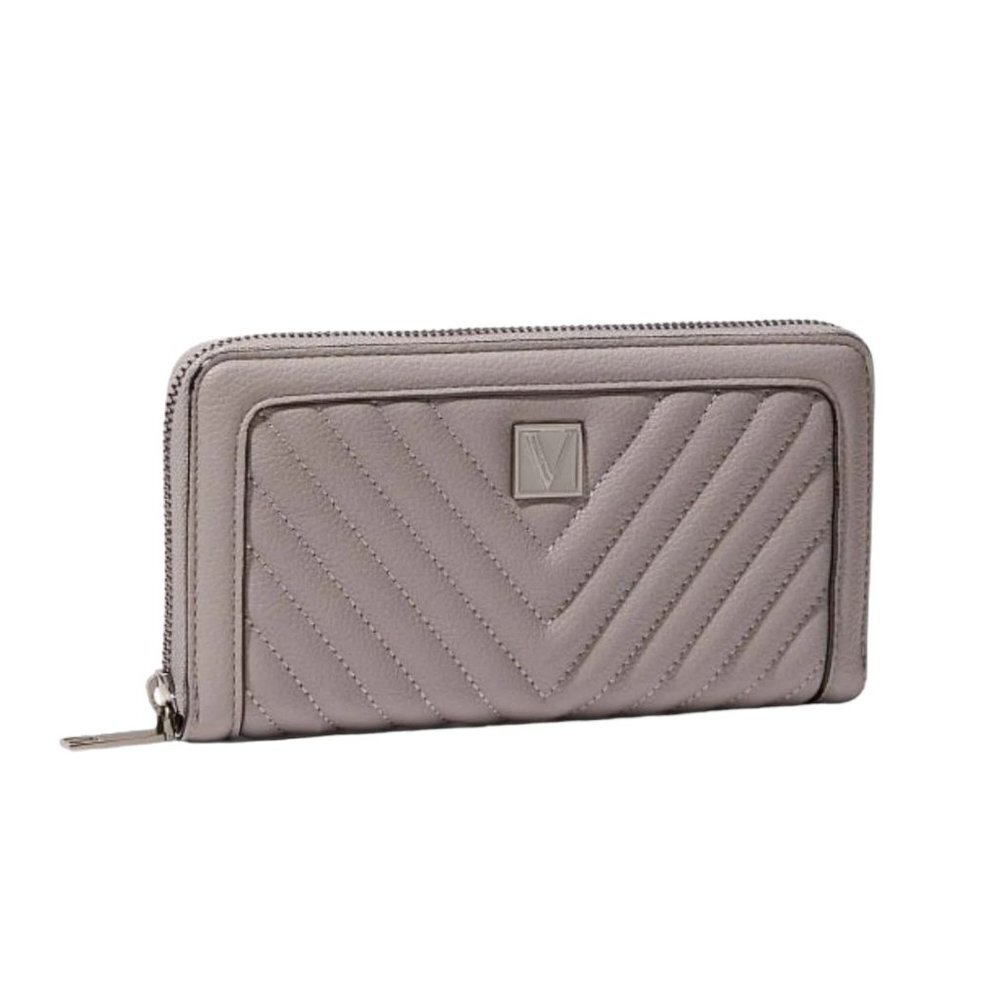 NWT Victoria's Secret The Victoria Wallet Color Gray - Picture 2 of 6
